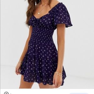 Navy mini Dress